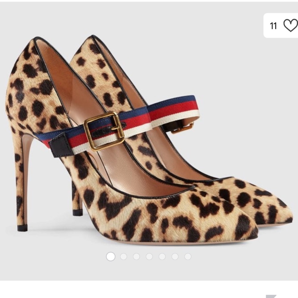 Gucci Women’s Size 11 Sylvie Leopard Heel